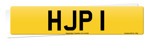 Registration number HJP 1